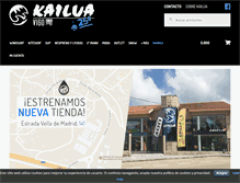 Tablet Screenshot of kailua.es